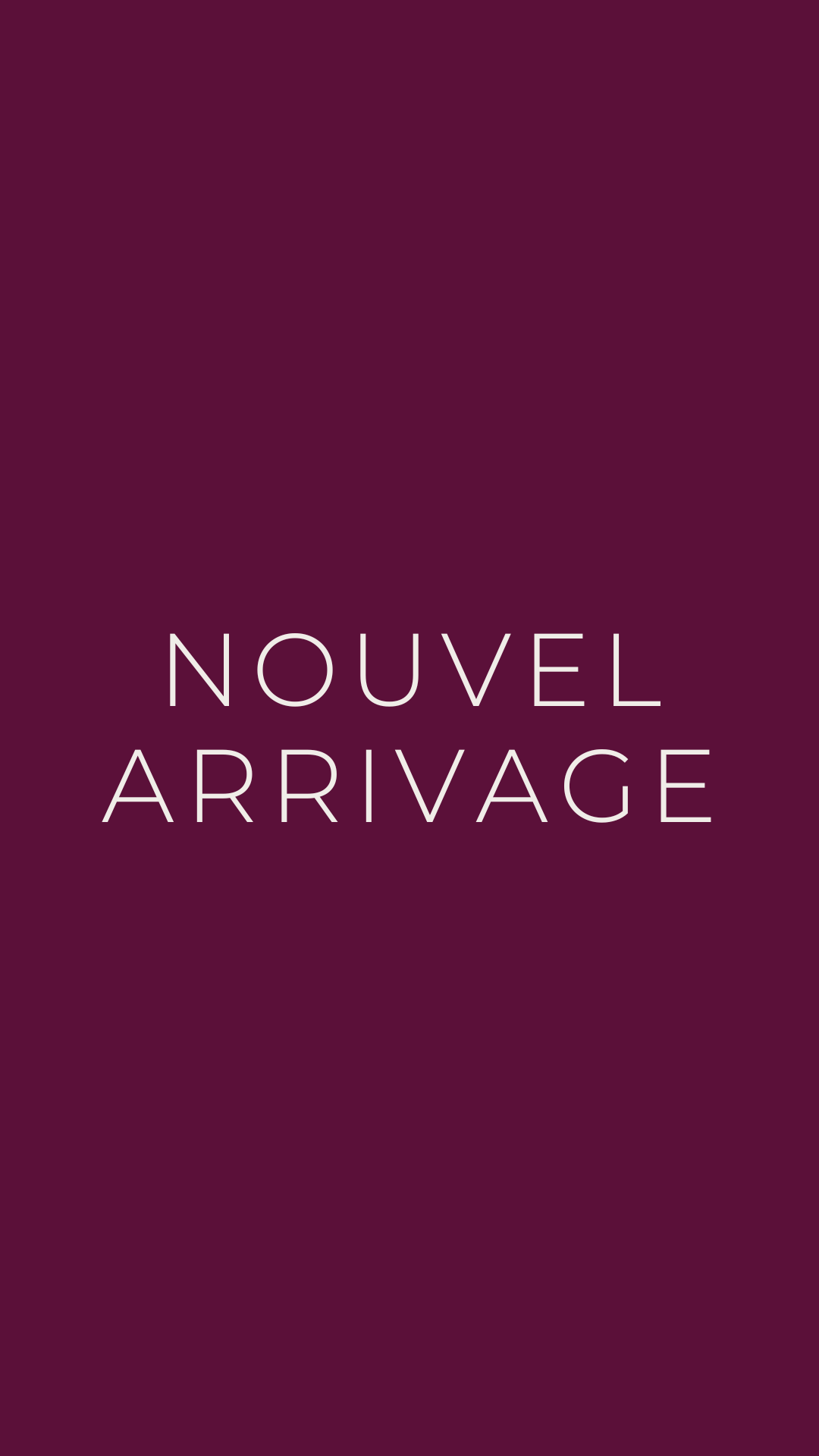 Nouvel arrivage Septembre 2026